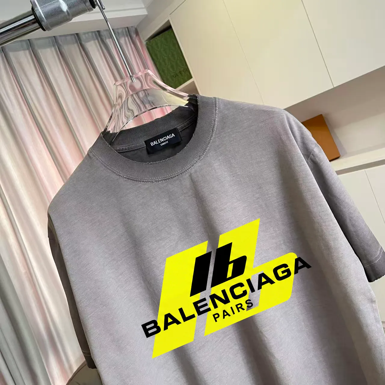BALENCI*GA 2026 New Arrival logo 320g T Same Style Size：S M L XL XXL ：Black White Gray